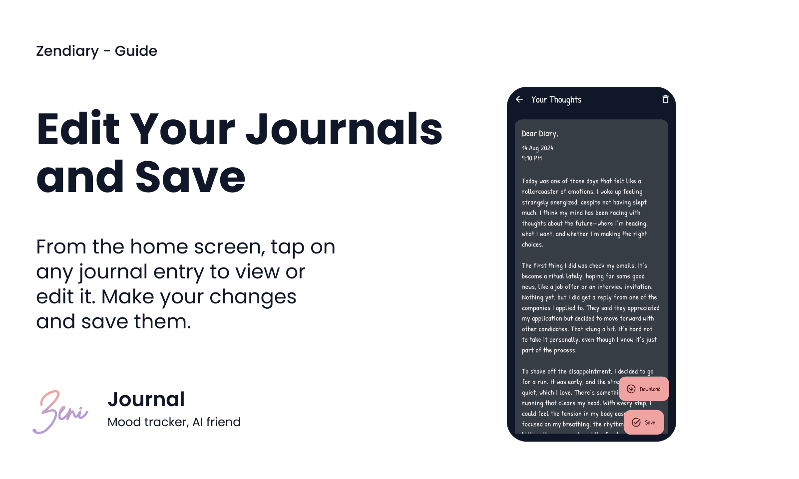 Edit Your Journals