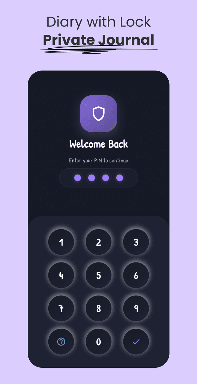 ZenDiary Privacy Features