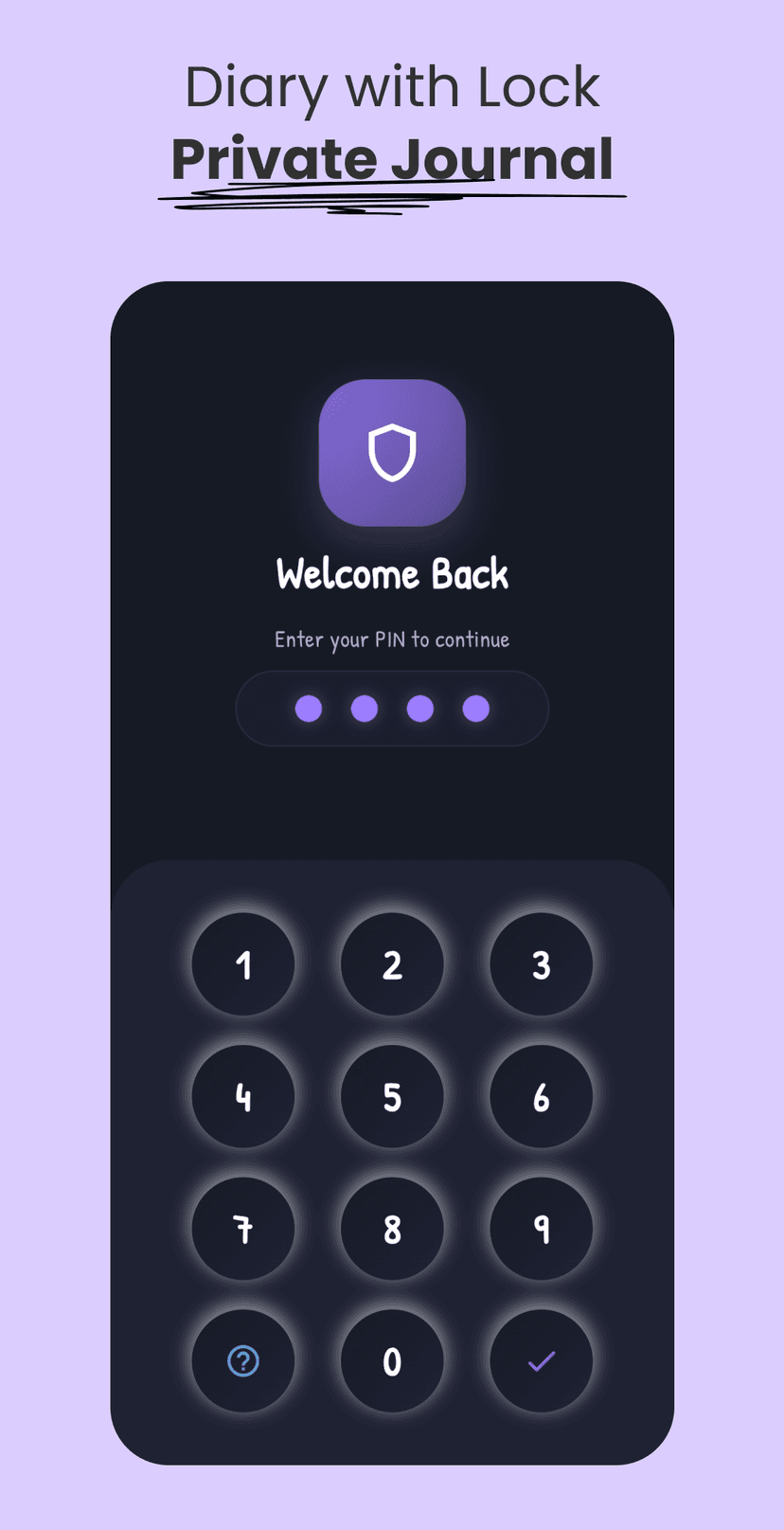 ZenDiary Privacy Features